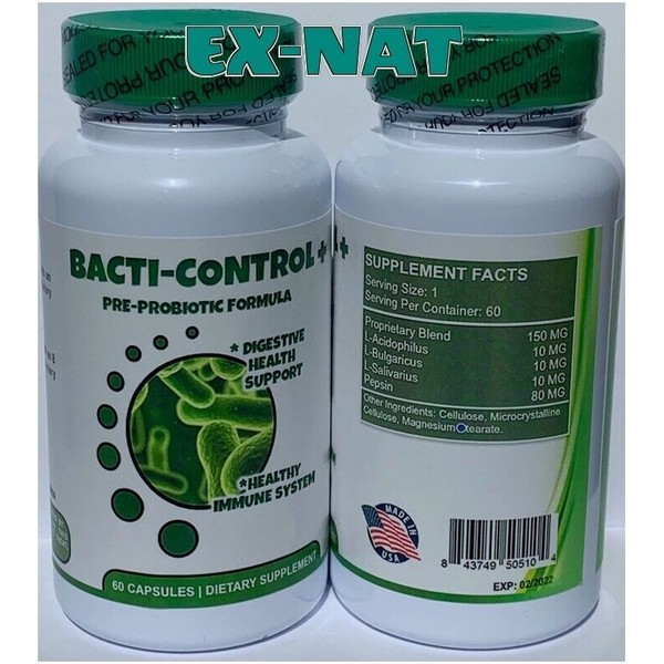 Probiotic Bacticontrol Support Bacterium Cure Biotrix  Bacticure Control Cell
