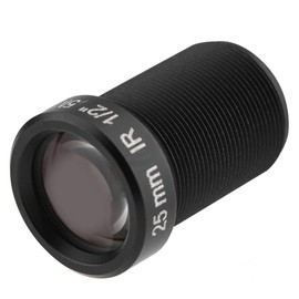 Kafuty CCTV Camera Lens, 5 Million Pixels HD Security WiFi Camera Lens with 25 mm Focal Length, m12 25 mm Lens for Night Vision, for Gopro, Firefly etc