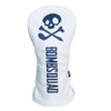 Kaddie Limited KraveGolf™ Bomb Squad Exclusive White Flag Driver Headcover - Luxurious Leatherette & Faux Mohair for Ultimate Club Protection