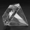 Candies Box Diamond Shaped Clear Jar Transparent Plastic Candy Storage