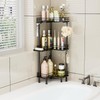 Consumest Corner Shower Caddy Standing - 3-Tier Stainless Steel Shower