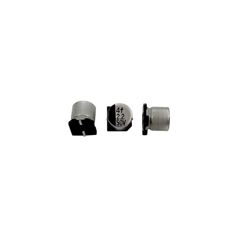 Elko Capacitor 20x Radial 2.2µF 50V SMD Electrolytic Capacitor up