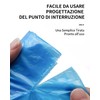 HW CASA Pack of 80 35 Litre LDPE Bin Liners,