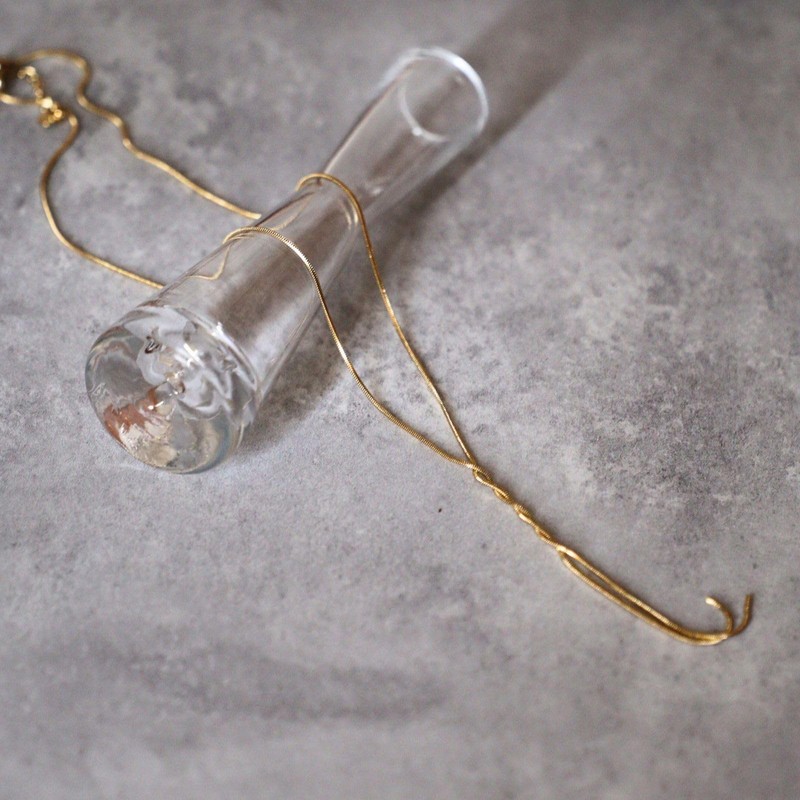 Moonstan Necklace, Long Necklace, Y-Shape, Gold, Silver, Surgical Stainless Steel,