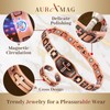 Copper Bracelets for Women, 99.99% Pure Copper Magnetic Bracelets ＆