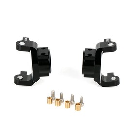 KYX Racing Aluminum CNC Machined Aluminum Front Axle C Hub Set Upgrades Parts Accessories for 1/10 RC Crawler Car Axial RBX10 RYFT