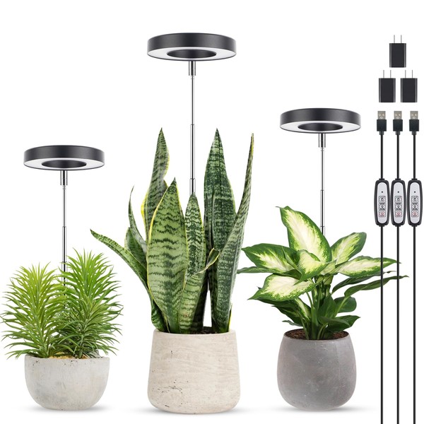 LORDEM LORDEM Grow Light, Full Spectrum LED Plant Light for