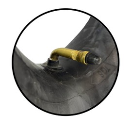 (2-Pack) 5.30/4.50-6 Go Kart Tire Inner Tubes, 5.30-4.50-6, 145x70-6 Replacement Tubes for Go Kart and Small ATV with TR87 Bent Metal Valve Stems