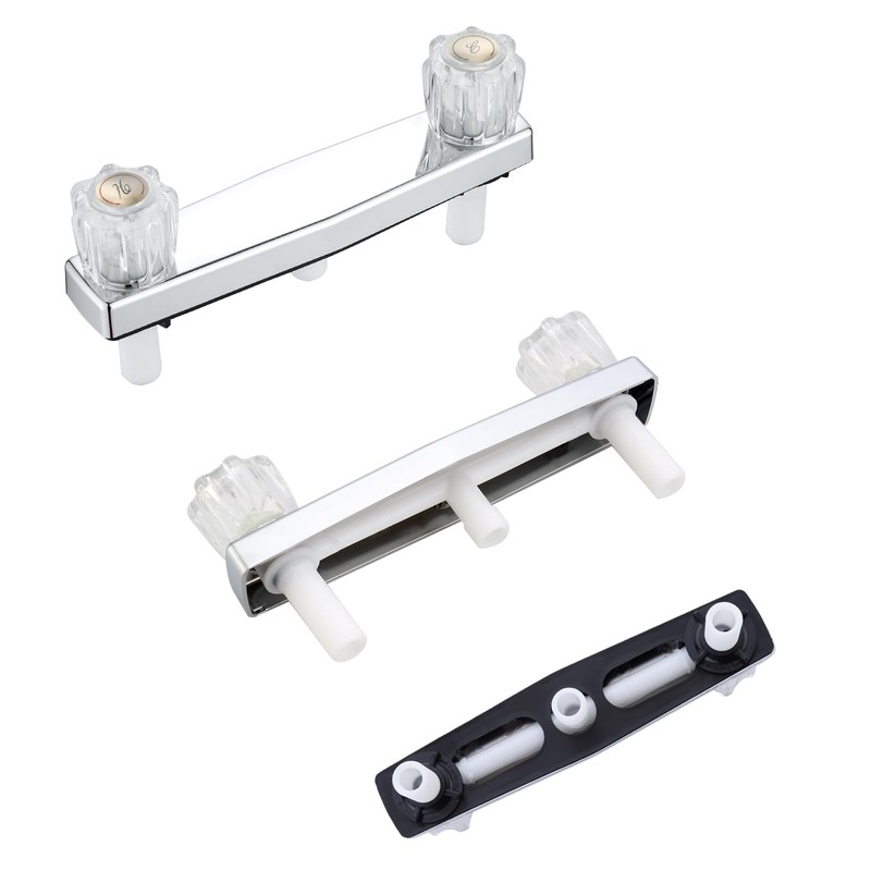 8 Inch Mobile Home Shower Faucet, Wall Mount Rv Shower