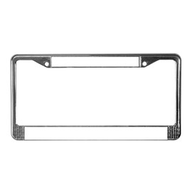 CafePress Air Guitar Player Legend Rock License Plate Frame Chrome License Plate Frame, License Tag Holder