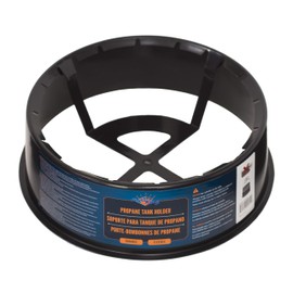 Flame King YSNPBS Propane Cylinder Base Stabilizer, Fits 20lb, 30lb, and 40lb Tanks, Black