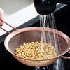 Kyraton Rose Gold Fine Mesh Strainer 3 Pieces Set, Copper