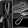 FQJOYL Small Titanium Carabiner Clip - Heavy Duty Key Chain
