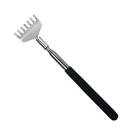 FYACCD FYACCD Rückenkratzer, Edelstahl Teleskop Rücken Kratzer, Teleskop Rückenkratzer, Back Scratcher, von 20cm bis 68cm ausziehbar, für Haus, Reise und Büro