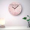 Fabulous Glass Wall Clock - You Love Your Neighbor As