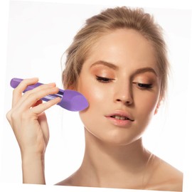 WOONEKY Makeup Alicator Sponges Kit 6pcs Beauty Brush Set Makeup Sponge Handle for Dry Wet Application for Foundation Concealer