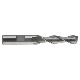 EM-AL20A 5/8" Long Aluminum Cutting 2 Flute End Mill with High Helix Flutes, 5/8" shank, High Speed Steel