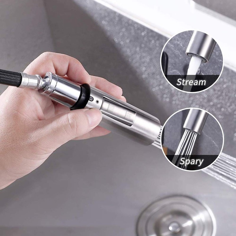 7Trees G1/2 Replacement Part for Bathroom Kitchen Faucet Pull-Out Spray