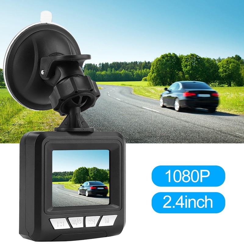 Terisass Dash CAM Car Dash Camera 1080P LCD Display Recorder