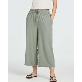 Real Essentials 3 Pack Womens Capri Sweatpants Open Bottom Cropped Wide Leg Capris Yoga Lounge Active Ladies Pants Summer Athletic Pockets