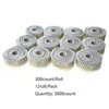 mitoharet 15-Degree Collated Wire Coil Siding Nails 1-1/4Inch x 0.092Inch