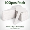 Waterproof T-Shaped Plant Labels for Garden Organization – Reusable PVC