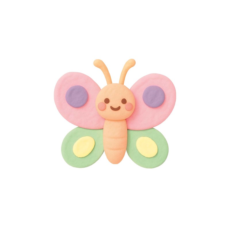Jovi - Plastilina, 10 barrette colorate Kawaii, 10 x 15