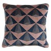 Paoletti Leveque Cushion Cover, Blush/Navy, 50 x 50 cm
