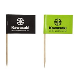 Kawasaki Cocktail Flags Pack of 100