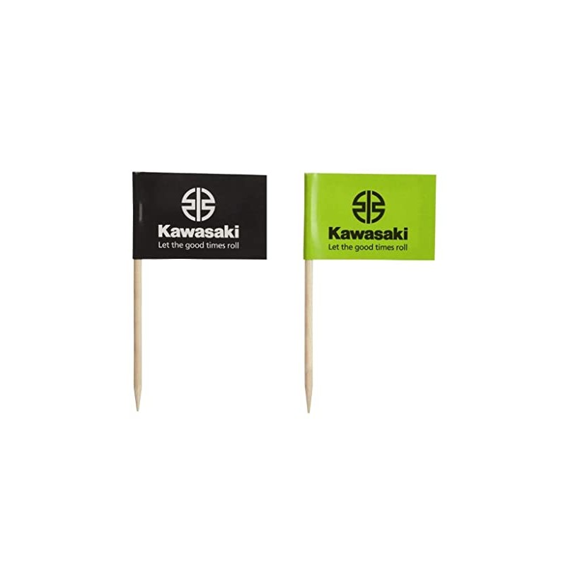 Kawasaki Cocktail Flags Pack of 100