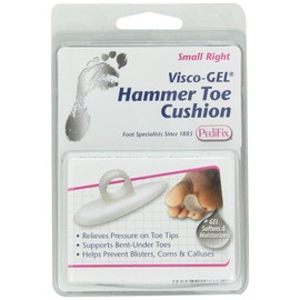 PediFix Visco-Gel Hammer Toe Cushion, Small Right 1 ea (Pack of 4)
