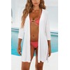 Arach&Cloz Beach Coverups Women Summer Fashion Long Cardigan Sweaters Trendy