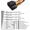 16pin Car Radio Stereo Power Retrofit Harness Cable Wire Loom