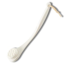Capprecier Back Brush, Body Brush, Back Wash, Long Handle, Approx. 15.7 inches (40 cm), Ultra Fine Bristles, Approx. 1.2 Million Pads, Foaming, Hanging Storage, Unisex