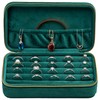 COWFEX Velvet Multiple Ring Box Jewelry Organizer Display Tray with