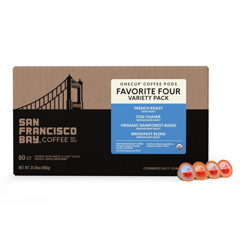 San Francisco Bay K-Cup Coffee Pods Favorite Four Variety Pack