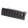 8 Gang Rocker Switch Panel LED Backlit On Off Switch