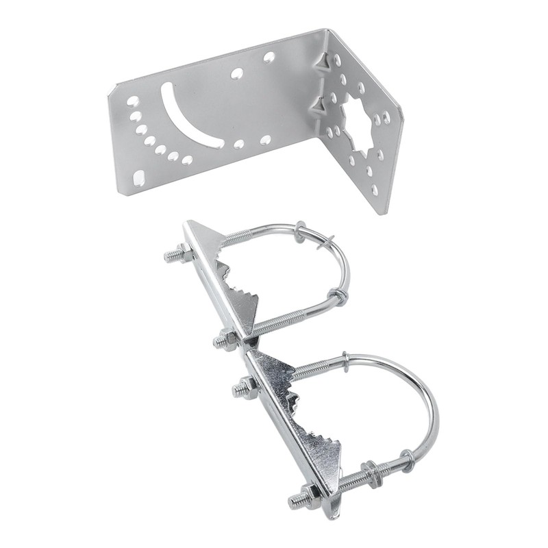 3 in 1 Antennae Mast Pole Mount Bracket, Stainless Steel,