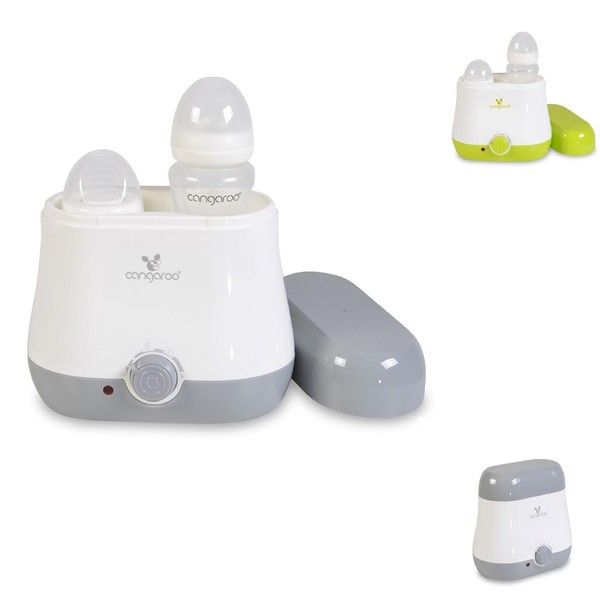 Cangaroo BabyDuo Bottle Warmer for 2 Bottles, Sterilisation of Small