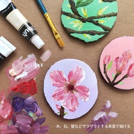 Ohuhu Acrylic Paint, 24 Colors, Tube, Learning Materials, Art Supplies, Vibrant Paint Set for Painting, Art School, Illustration, Homework