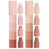 Glitter Eyeshadow Stick Set, 8 Colors Waterproof Eye Shadow Stick