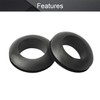 Fielect Rubber Grommet 100Pcs 16mm Inner Dia Oil Resistant Armature