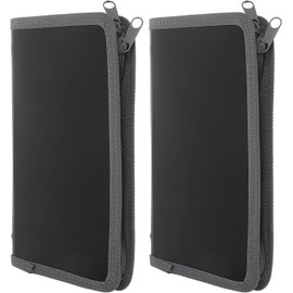 2 Piezas Carpeta de Archivos Pequeña Tipo Acordeón A6, Plástico