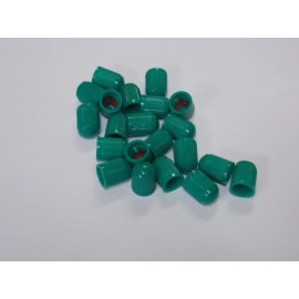 Online Auto Supply 24 Pcs. Green Plastic TPMS Tire Valve Stem Caps for Nitrogen inflation
