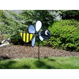 In the Breeze Baby Bird and Bug Garden Spinner, Bee