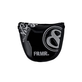 Frank Miura Frank Miura GOLF Putter Cover, Mallet Type, FRMR Model, Black/Silver FRMR-PC