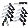 Derma-Safe Folding Utility Razor (10-pack) for Survival & First Aid