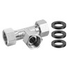 uxcell Pipe Fitting Tee G1/2 Female Thread 3 Way T
