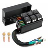 Delgada Relay Box 12V 6 Slots Waterproof Fuse Relay Box