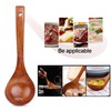 TsunNee Wooden Soup Ladle, Natural Wood Soup Spoon, Porridge Spoon,